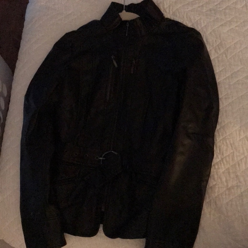 Faux leather jacket